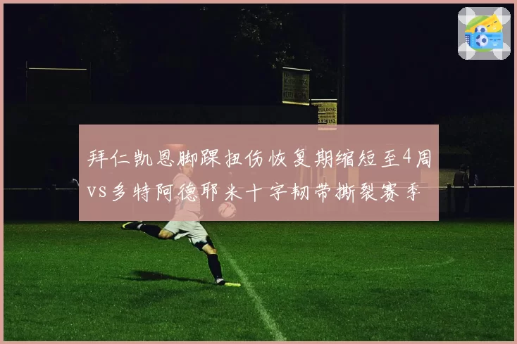拜仁凯恩脚踝扭伤恢复期缩短至4周vs多特阿德耶米十字韧带撕裂赛季报销，德甲锋线伤病严重性两极分化