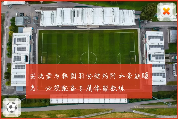 安洗莹与韩国羽协续约附加条款曝光：必须配备专属体能教练